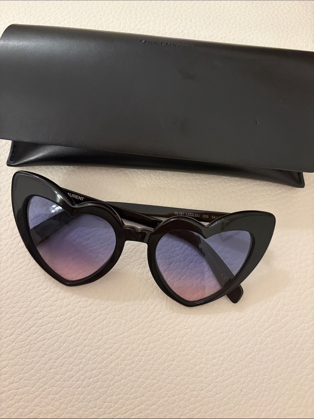 Saint Laurent Black Cat Eye Sunglasses with Gradient Lenses authentic 💯